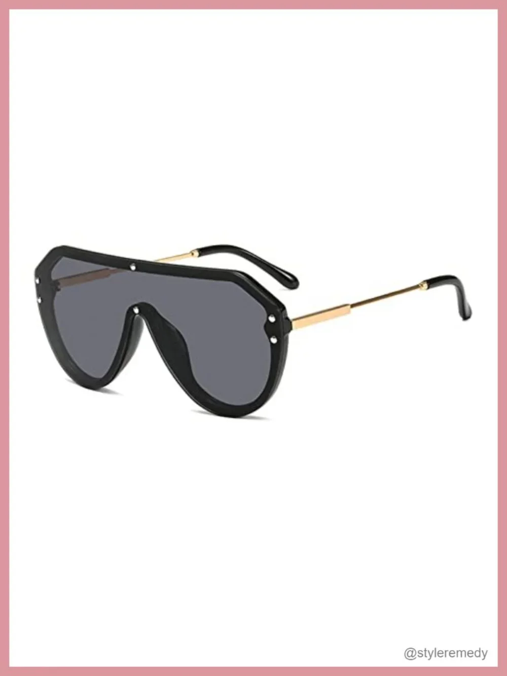 Oversized Square Sunglasses for Men Women Classic Flat Top Goggles
